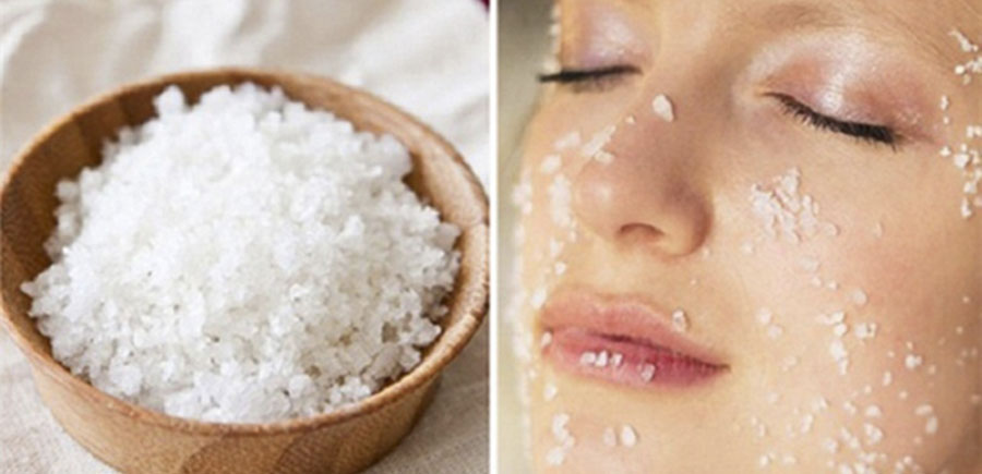 Tẩy da chết bằng muối biển là một trong những phương pháp làm sạch phổ biến