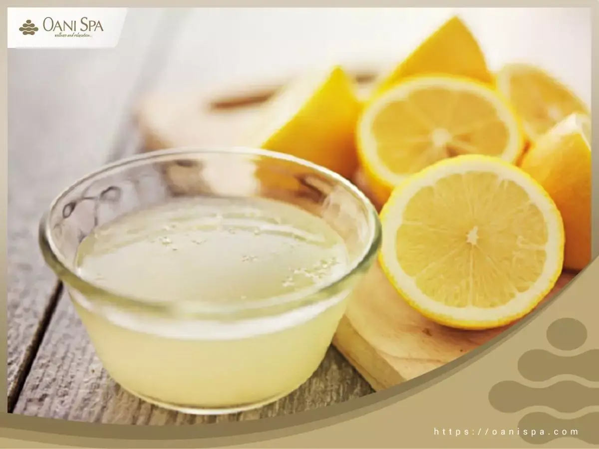 tẩy da chết bằng chanh