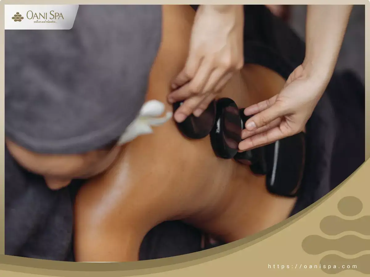 massage đá nóng
