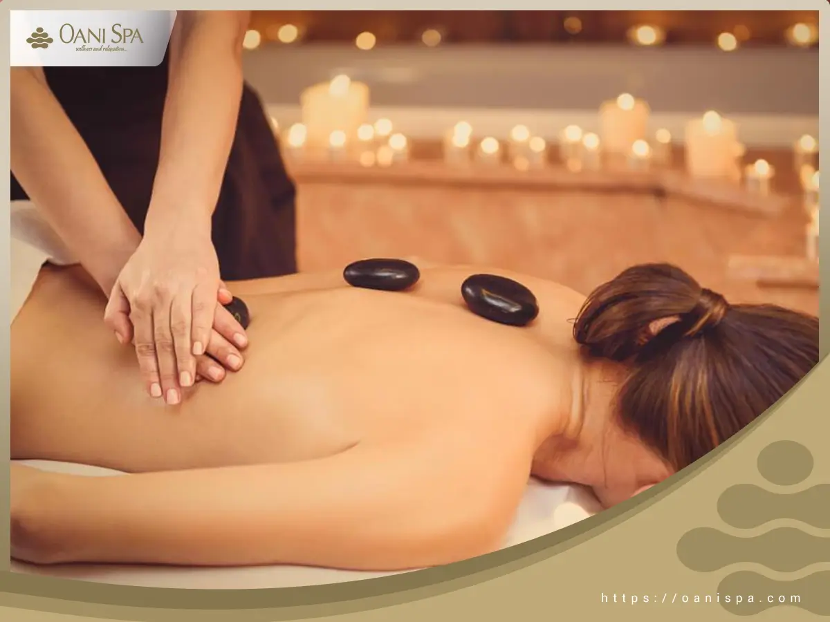 massage đá nóng