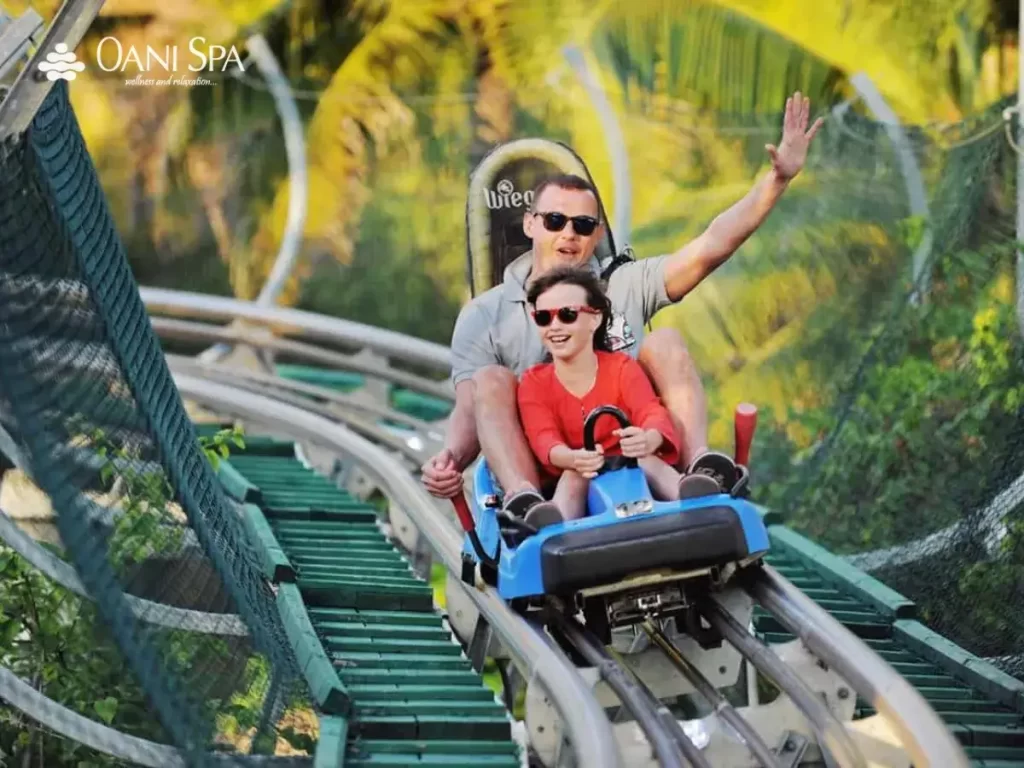 Xe trượt ống tại bà nà hill