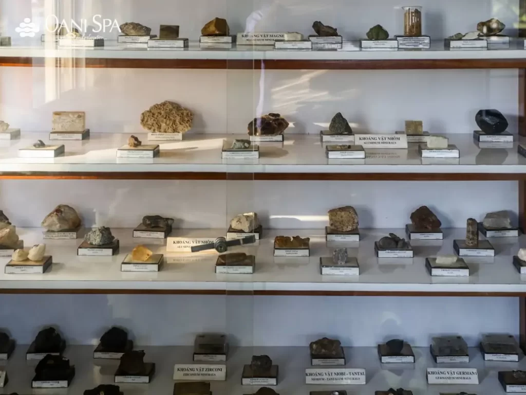 Tủ trưng bày đá quý (Ảnh sưu tầm)