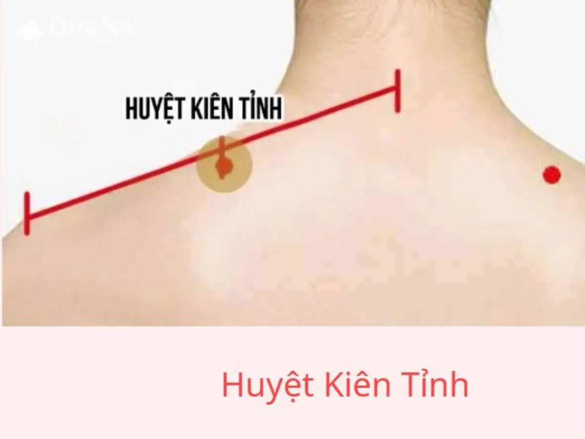 Huyệt Kiên Tỉnh giúp trị bệnh đau đầu.