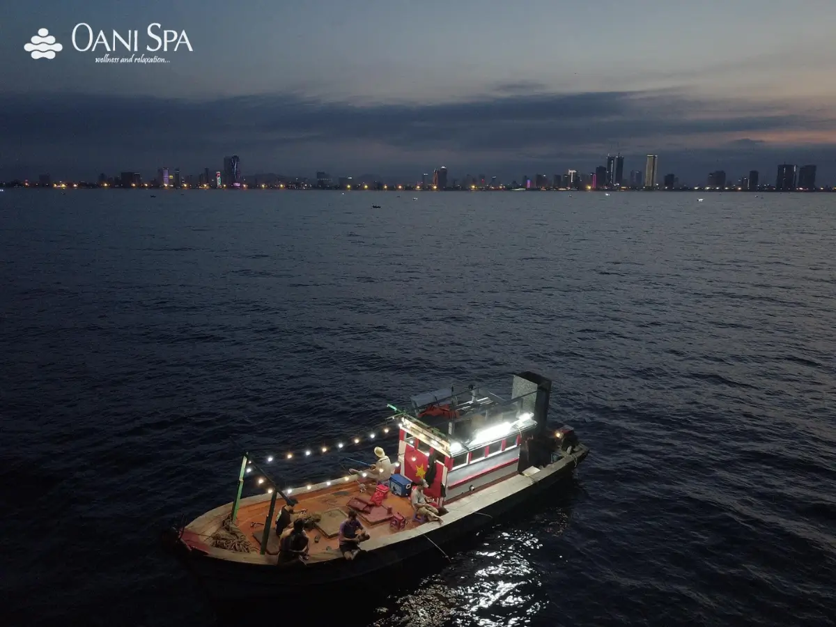 Câu mực đêm Đà Nẵng Câu mực đêm Đà Nẵng