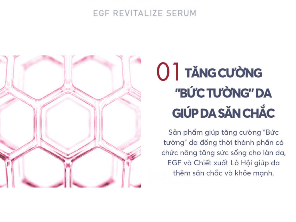 Huyết thanh siêu tái tạo tế bào gốc EGF Revitalize Serum