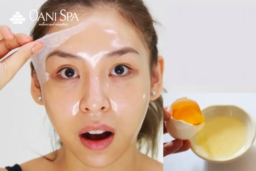 cách chăm sóc da mặt bị ứng dụng Chăm sóc da với lòng trắng trứng gà