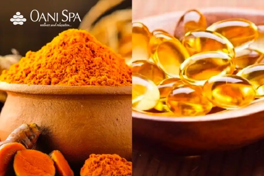 Vitamin E và bột nghệ