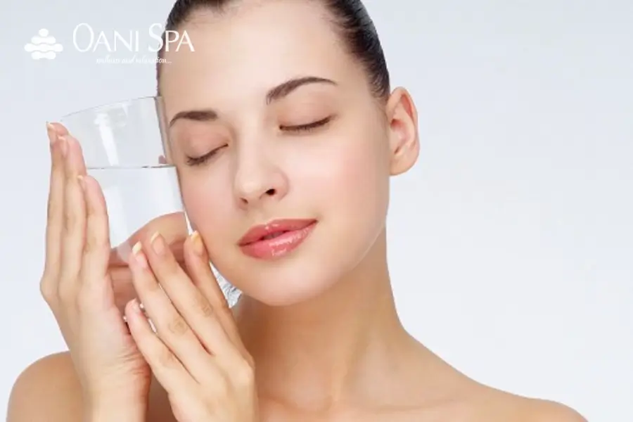 chăm sóc da mặt sau lăn kim