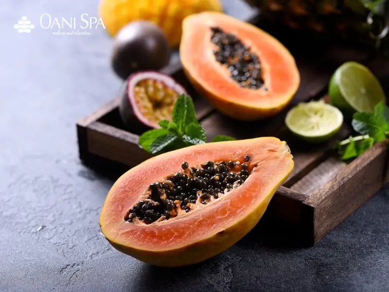 tẩy lông tay Sử dụng đu đủ để tẩy lông