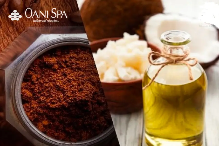 Tẩy tế bào chết cà phê và dầu dừa