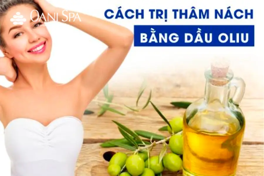 tẩy tế bào chết nách Dùng dầu oliu tẩy tế bào chết vùng nách