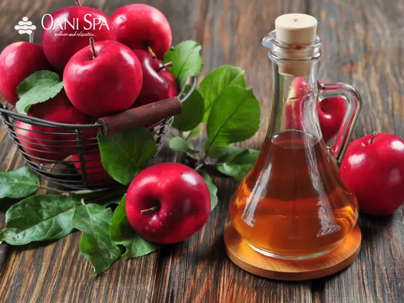 tẩy tế bào chết tóc Dùng giấm táo để tẩy tế bào chết da đầu