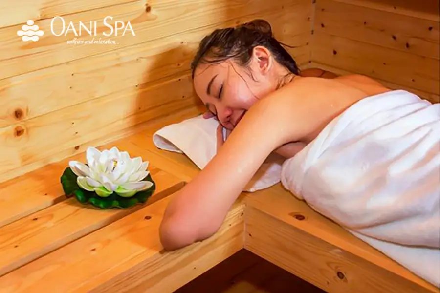 Xông hơi mỗi ngày có tốt không Nhiệt độ cao giúp thư giãn